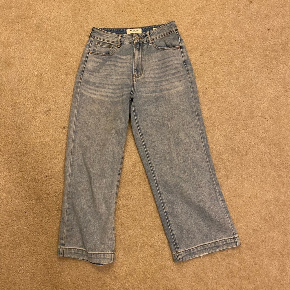 Pac Sun wide leg flare jeans s26